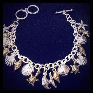 NWOT sea life charm bracelet
